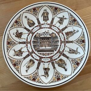 Wedgwood Shakespeare Characters Plate in White